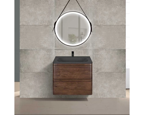 Комплект мебели темный дуб 59,4 см Vincea Vico VMC-2V600RW + VCB-2VP600B + VLM-2N600+