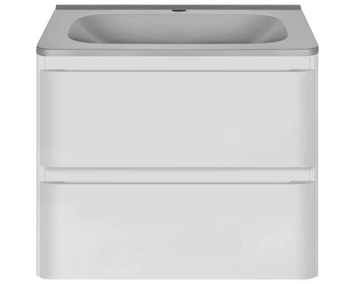 Комплект мебели белый глянец 59,4 см Vincea Vico VMC-2V600GW + VCB-2VP600G + VLM-2N600+