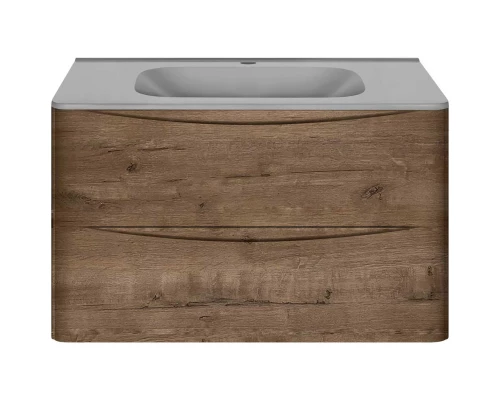 Тумба с раковиной дуб винтаж 79,4 см Vincea Paola VMC-2P800VO + VCB-2VP800G
