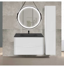 Комплект мебели белый глянец 79,4 см Vincea Paola VMC-2P800GW + VCB-2VP800B + VLM-2N700+