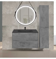 Комплект мебели бетон 79,4 см Vincea Paola VMC-2P800BT + VCB-2VP800B + VLM-2N700+