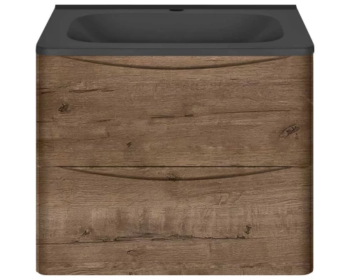 Комплект мебели дуб винтаж 59,4 см Vincea Paola VMC-2P600VO + VCB-2VP600B + VLM-2N600+