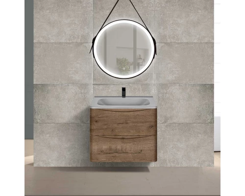 Комплект мебели дуб винтаж 59,4 см Vincea Paola VMC-2P600VO + VCB-2VP600G + VLM-2N600+