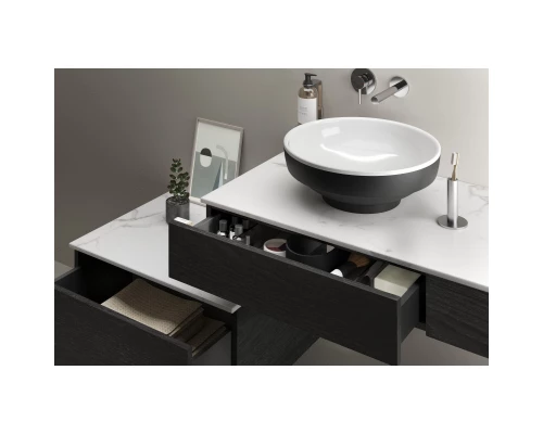 Тумба черный дуб 90 см L VitrA Origin 65673