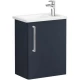 Тумба с раковиной темно-синий матовый 45 см R VitrA Root 68064