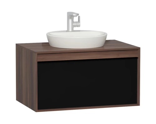 Тумба черный/сливовое дерево 79 см Vitra Metropole 58187