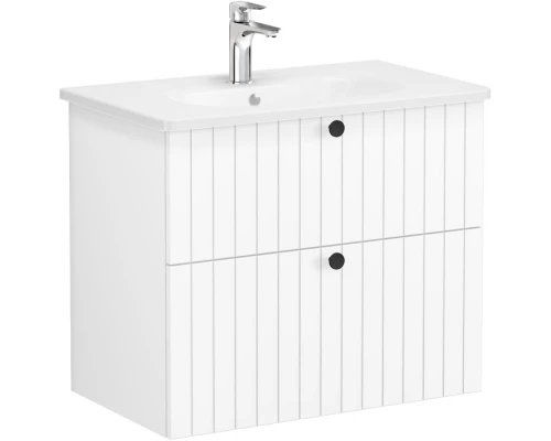 Тумба с раковиной белый матовый 80,5 см Vitra Root Groove 69436