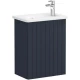 Тумба с раковиной темно-синий матовый 45,5 см L Vitra Root Groove 69196