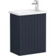 Тумба с раковиной темно-синий матовый 45,5 см R Vitra Root Groove 69203