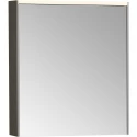 Зеркальный шкаф 62x69,5 см антрацит глянец R Vitra Mirrors 66910 Зеркальный шкаф 62x69,5 см антрацит глянец R Vitra Mirrors 66910
