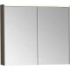 Зеркальный шкаф 82x69,5 см антрацит глянец Vitra Mirrors 66911