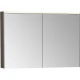 Зеркальный шкаф 102x69,5 см антрацит глянец Vitra Mirrors 66912