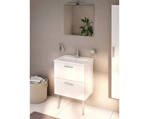 Тумба с раковиной белый глянец 59,5 см VitrA Mia 66106