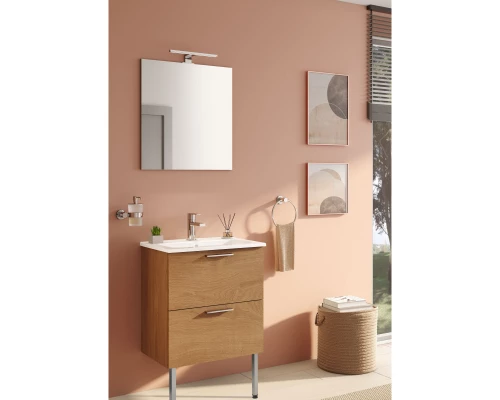 Тумба с раковиной дуб золотой 59,5 см VitrA Mia 67270