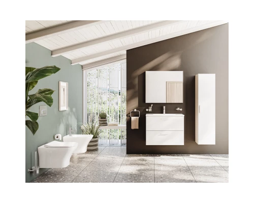 Тумба с раковиной белый глянец 79,5 см VitrA Mia 66109