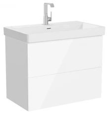 Тумба с раковиной белый глянец 80 см VitrA Metropole Pure 67332