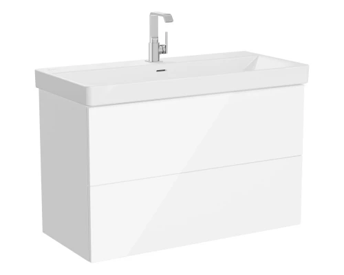 Тумба с раковиной белый глянец 100 см VitrA Metropole Pure 67333