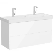 Тумба с раковиной белый глянец 120 см VitrA Metropole Pure 67334