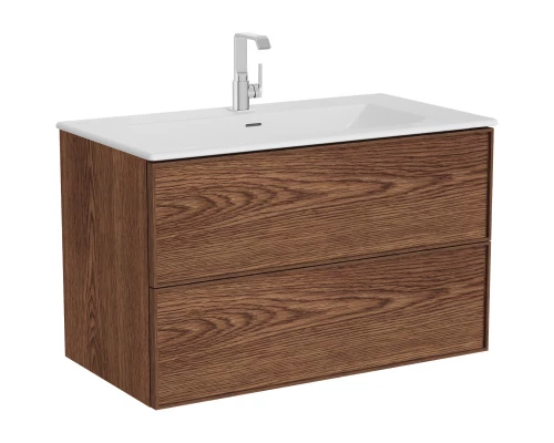 Тумба с раковиной ореховое дерево 99,5 см VitrA Metropole Edge 67156