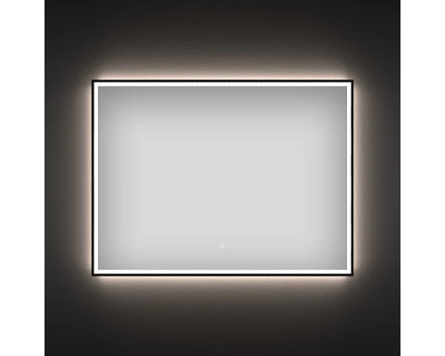Зеркало 120x70 см черный матовый Wellsee 7 Rays’ Spectrum 172201370