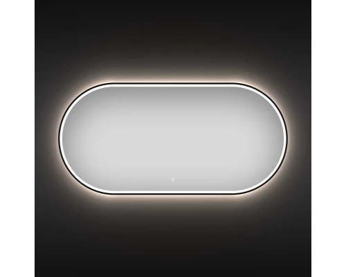 Зеркало 120x60 см черный матовый Wellsee 7 Rays’ Spectrum 172201650