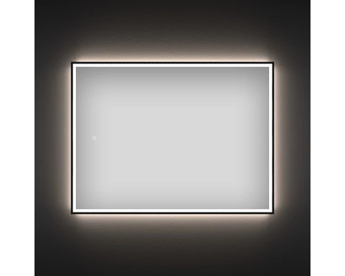 Зеркало 80x60 см черный матовый Wellsee 7 Rays’ Spectrum 172201290