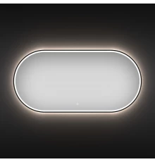 Зеркало 100x55 см черный матовый Wellsee 7 Rays’ Spectrum 172201630