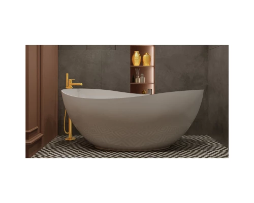 Ванна из литого мрамора 170x75 см Whitecross Ruby 0202.170075.100