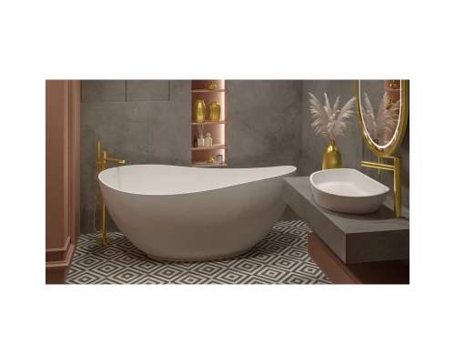 Ванна из литого мрамора 170x75 см Whitecross Ruby 0202.170075.200