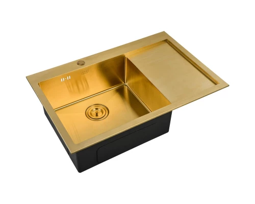 Кухонная мойка Zorg Inox PVD SZR-7851-L BRONZE