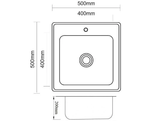 Кухонная мойка Zorg Inox PVD SZR 5050 BRONZE
