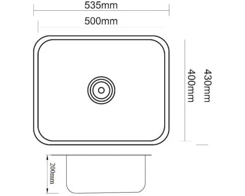 Кухонная мойка Zorg Inox PVD SZR 5343 BRONZE