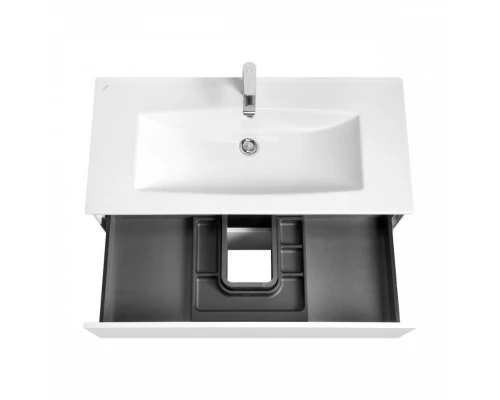 Тумба СОХО 100, белый глянец (под раковину ЭЛИНА 100)