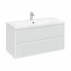 Тумба РИМИНИ 100 new,бел.гл.(под раковину АЙРИС 100,АЙРИС М 100, ПРЕМЬЕР М 100, БРУК 100)