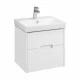 Тумба ОЛИВИЯ 55, подвесная, 2 ящ., белая матовая (под раковину АДРИАНА 55)