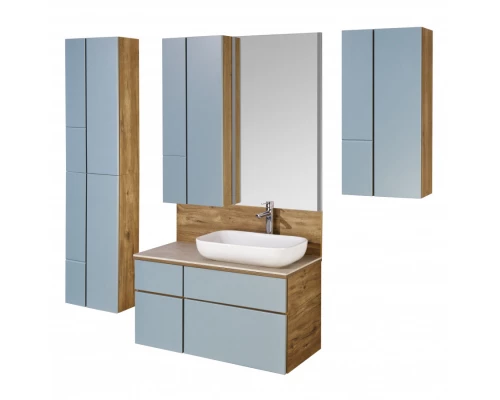 Тумба МИШЕЛЬ 100, дуб рустикальный, фьорд (под раковину ОДРИ 42, MILA 350. ЛОЛА 60)