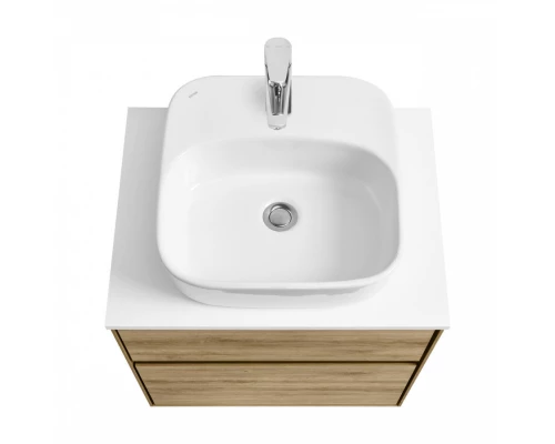 Тумба ЛИБЕРТИ 60, 2 ящ., подвесная, дуб эльвезия (под раковину ЭЛИНА 60, MILA 35, MILA 40, ОДРИ 42)