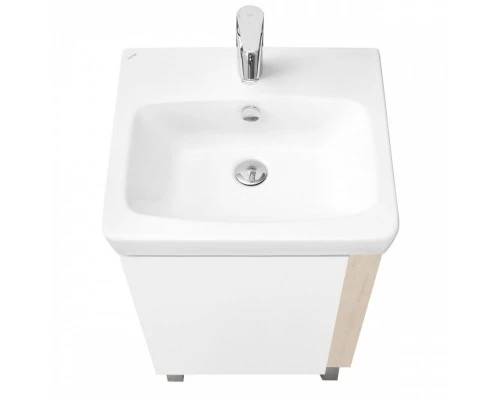 Тумба под раковину КАНТРИ 50, белый, дуб верона (под раковину НЕО 50)