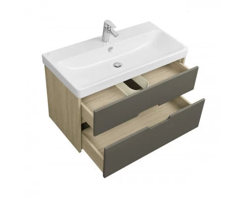 Тумба ОЛИВИЯ 90, грей, дуб ойстер (под раковину АДРИАНА 90)