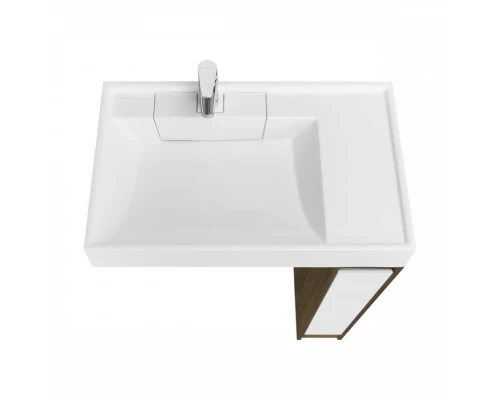 Тумба без фасада ЛОНДРИ 20 (под раковину РЕЙН 80), под с/маш., дуб кантри