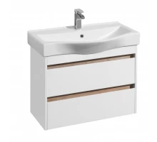 Тумба НОРТОН 80, белая (под раковину БЕВЕРЛИ 80)