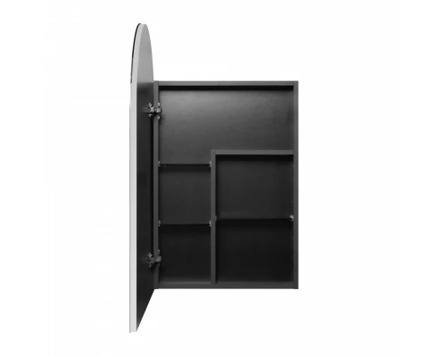 Зеркальный шкаф САНТА-БАРБАРА 60, левый, графит