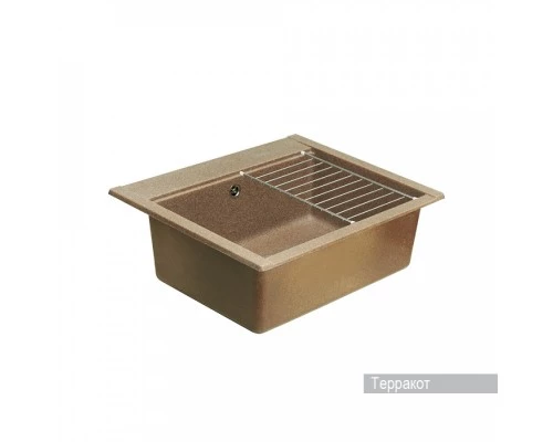 Мойка для кухни  Делия 60 602х517х218 мм, терракот