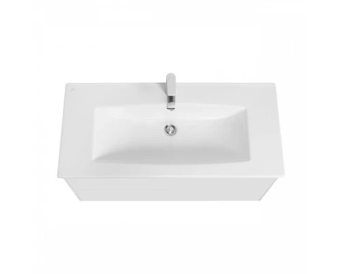 Тумба СОХО 100, белый глянец (под раковину ЭЛИНА 100)