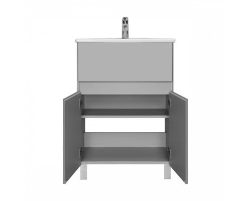 Тумба ФОРЕСТ 60, 1 ящ., 2 дв., туманный серый (под раковину ЭЛИНА 60)