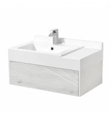 Тумба САКУРА 80, ольха наварра, бел. гл. (под раковину САКУРА 80)