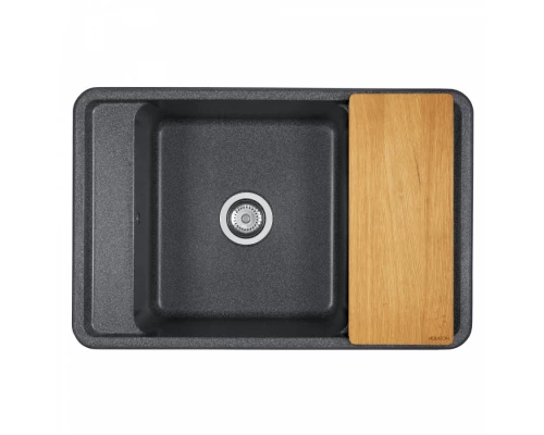 Мойка для кухни  Беллис 78 780x510x250 мм, прямоуг., графит