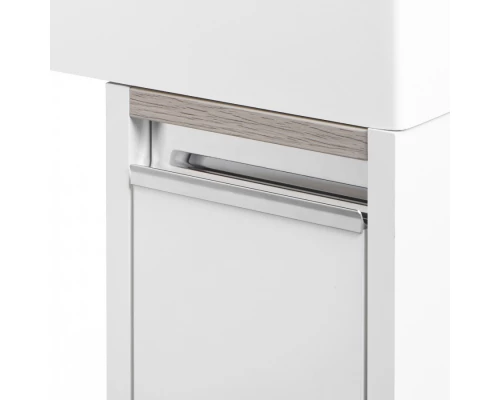 Тумба ЛОНДРИ 80 под с/маш 20, белая (под раковину РЕЙН 80)