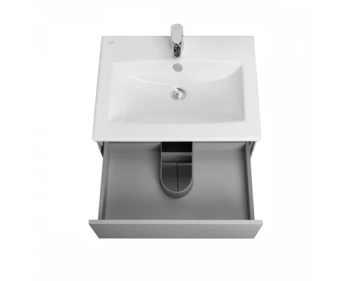 Тумба ФОРЕСТ 60, 1 ящ., 2 дв., туманный серый (под раковину ЭЛИНА 60)