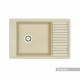 Мойка для кухни Делия 78 787x516x218 мм, прямоуг. с крылом, шампань